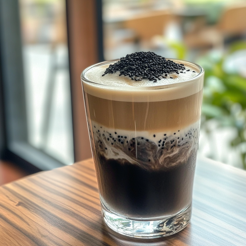 Black Sesame Latte