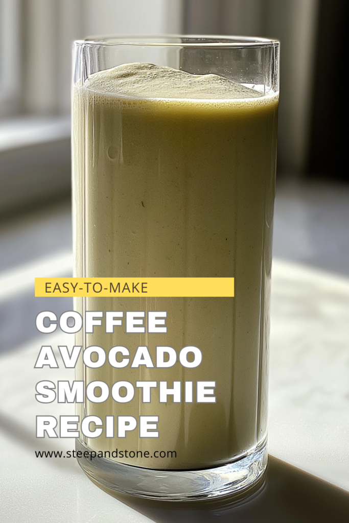 Coffee Avocado Smoothie Recipe