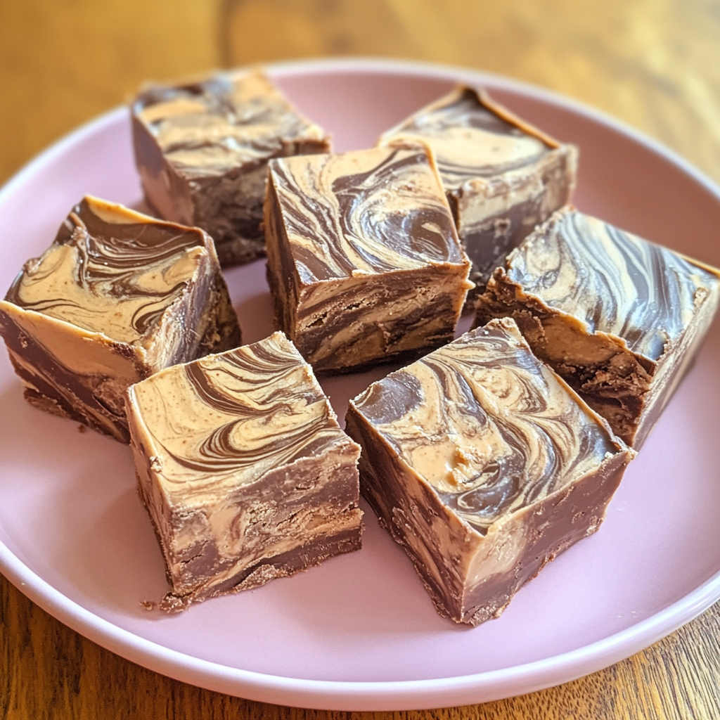 Ultimate Peanut Butter Chocolate Swirl Fudge