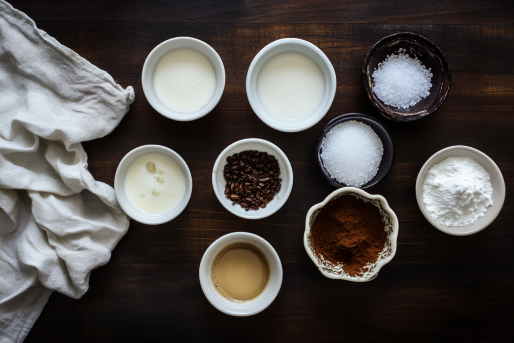 Ingredients for Vietnamese Salted Coffee