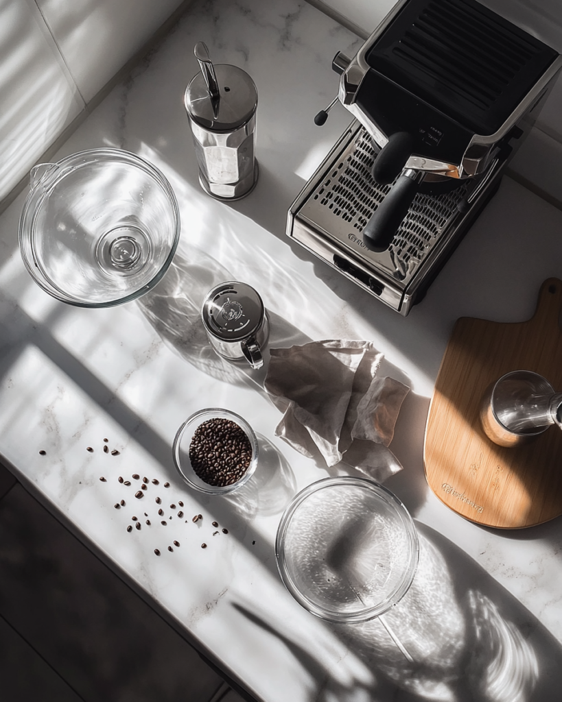 Equipment for Black Sesame Latte